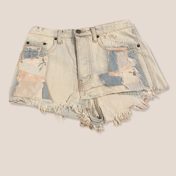 Carmar Pants - Carmar patchwork denim shorts 26